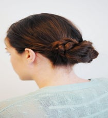 Grab some strong hold hairspray and spritz your new 'do for extra security. braided-hairstyle-9