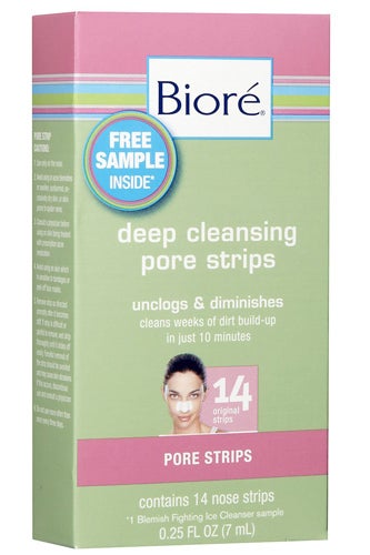 Biore- best skincare product review for pore cleaning