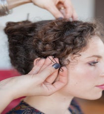 Step 6: Secure with hairpins. 34_20_style2_step9