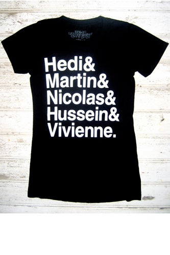 Brian Lichtenberg for Blood is the New Black Fashion Names Tee