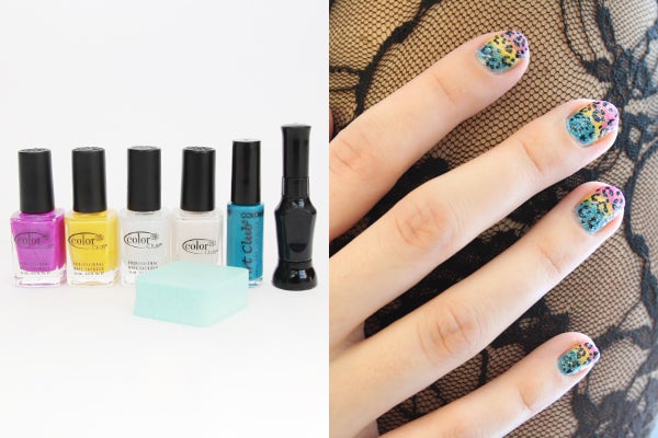 lisa-frank-nail-art-cheetah-1