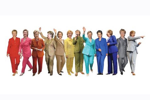 Hillary Clinton Fashion - Reddit Pantsuit Rainbow 2013