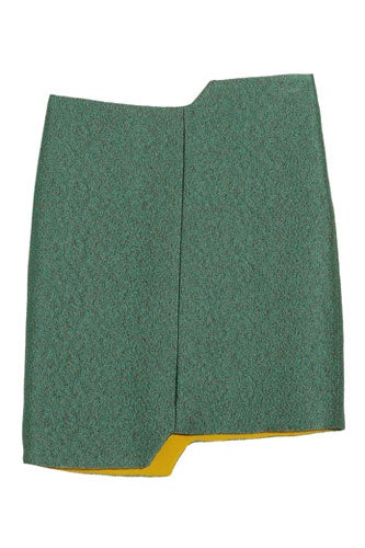 Chayalan Step Cutout Woven Mini Skirt